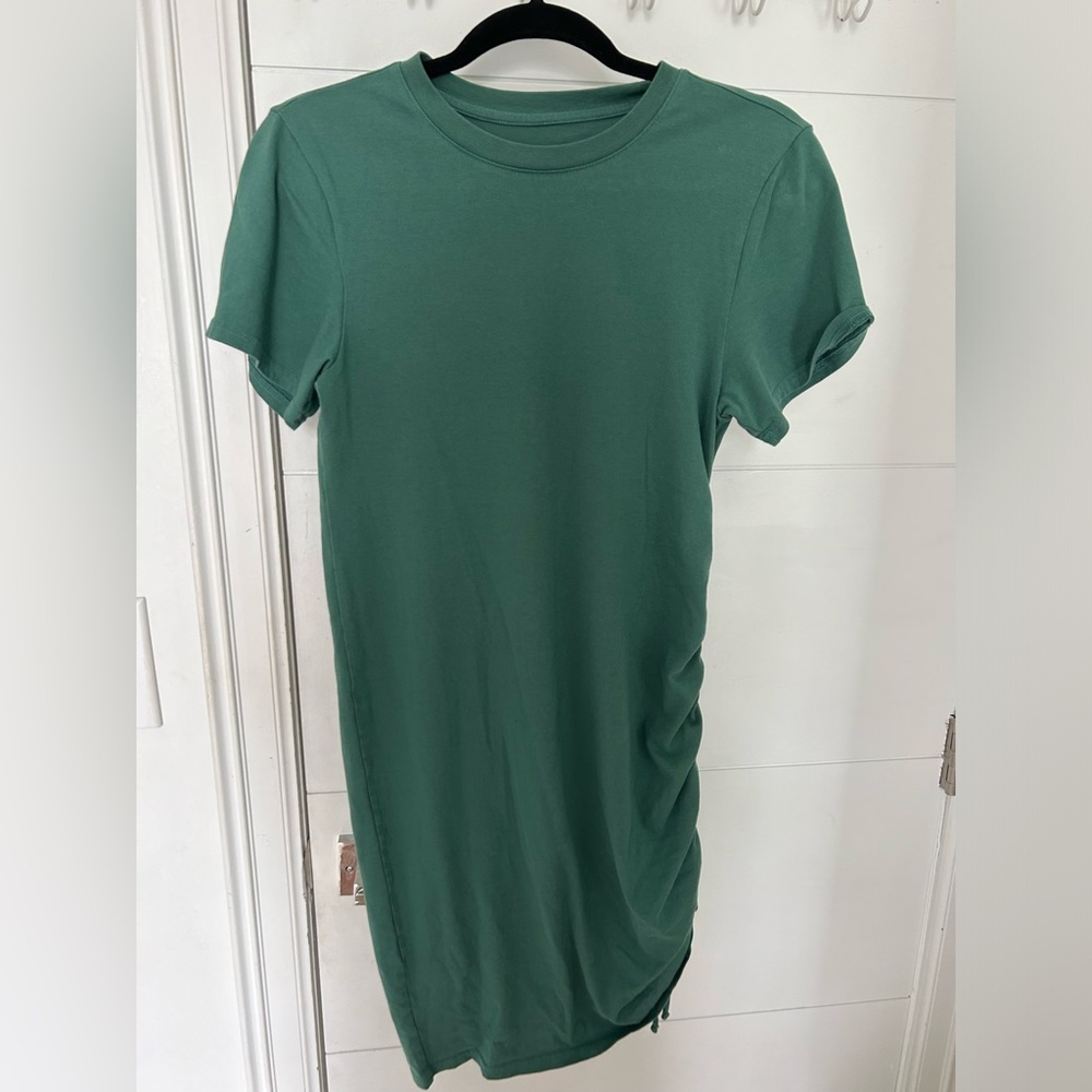 Universal Thread Greenside Ruched T-Shirt Dress